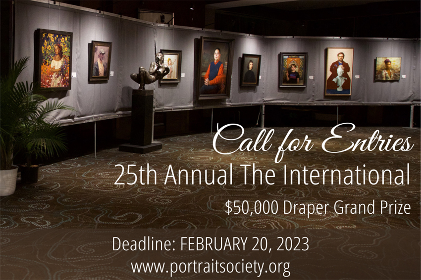 Call for Artists for the 25th Annual Art competition for Portraiture